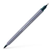 Faber Castell Duo aquarelmarker Goldfaber - 158 diep kobalt groen