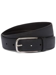 Prada ceinture en cuir à boucle - Noir