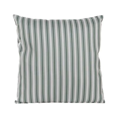 Buitenkussen 45x45 cm Groen Streep - Annas collection