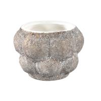 PTMD bloempot fareeda xs grijs 9,5 cm | 12 stuks