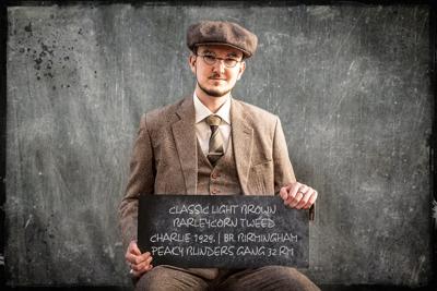 3-Delig Tweed Pak Classic Lichtbruin Barleycorn Tweed | Peaky Blinders