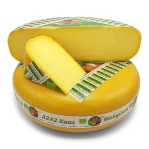 1kg A2A2 Jong Belegen - Biologisch vegetarische A2 kaas   50+