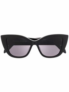 Alexander McQueen Eyewear lunettes de soleil à monture papillon - Noir