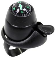 Widek Fietsbel met kompas 34 mm zwart