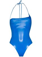 The Attico maillot de bain à bretelles croisées - Bleu