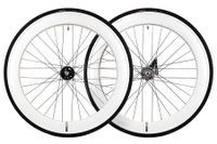 Santafixie Terugtrapem 60mm Wielset + Binnenbanden + Banden - Wit