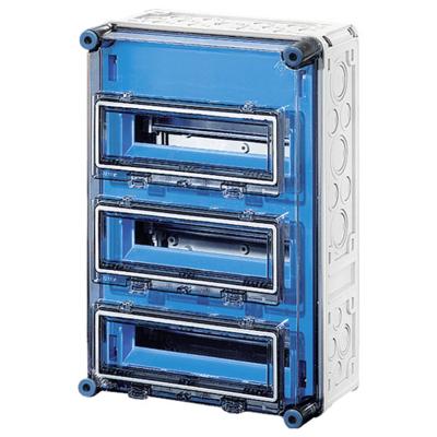 Hensel 2000605 Mi 1333 Kleine verdeelkast Opbouw (op muur) Aantal groepen: 36 Aantal rijen: 3 Inhoud: 1 stuk(s)