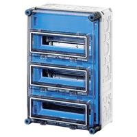Hensel 2000605 Mi 1333 Kleine verdeelkast Opbouw (op muur) Aantal groepen: 36 Aantal rijen: 3 Inhoud: 1 stuk(s)