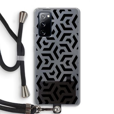 Crazy pattern: Samsung Galaxy S20 FE / S20 FE 5G Transparant Hoesje met koord