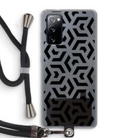 Crazy pattern: Samsung Galaxy S20 FE / S20 FE 5G Transparant Hoesje met koord