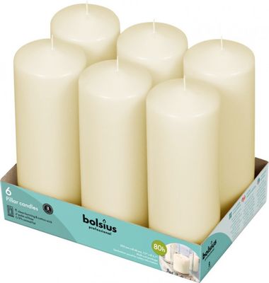 Bolsius Stompkaars 20/7 ivoor (6 st)