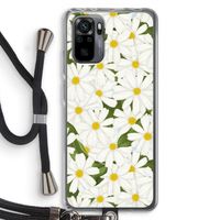 Summer Daisies: Xiaomi Redmi Note 10 Pro Transparant Hoesje met koord