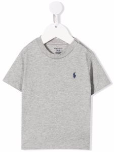 POLO RALPH LAUREN KIDS t-shirt à motif Polo Pony brodé - Gris