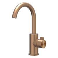 IVY Tribe Wastafelkraan - Hoge Draaibare Uitloop - Geborsteld RVS 316 Mat Koper PVD