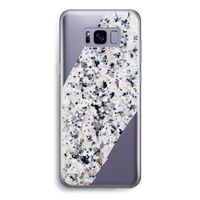 Gespikkelde marmer: Samsung Galaxy S8 Transparant Hoesje