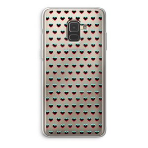 Hartjes: Samsung Galaxy A8 (2018) Transparant Hoesje