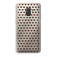 Hartjes: Samsung Galaxy A8 (2018) Transparant Hoesje
