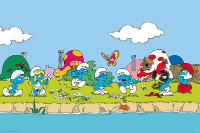 Poster The Smurfs Group 91,5x61cm