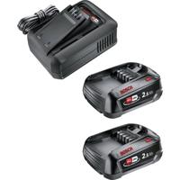 GARDENA 14914-20 Starter Kit QC AL 18V-44 + 2 x 2,5 Ah SoC Accu en acculader voor gereedschap 18 V 2.5 Ah Li-ion