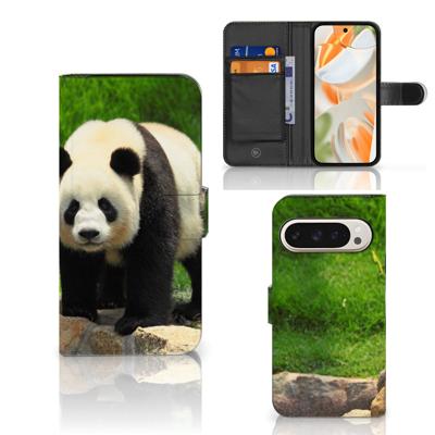 Google Pixel 9 | 9 Pro | Telefoonhoesje | Met pasjeshouder | Panda