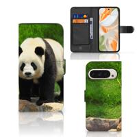Google Pixel 9 | 9 Pro | Telefoonhoesje | Met pasjeshouder | Panda