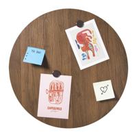 Magneetbord - bruin - ø50 cm