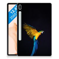 Samsung Galaxy Tab S7FE Back Case Papegaai