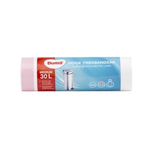 Dumil afvalzakken met trekband 30l 20 stuks