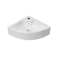Plieger Hoekfontein Miami 30x30 cm Wit Met Kraangat Zonder Overloop