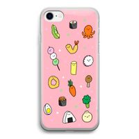 Happy bento friends: iPhone SE 2020 Transparant Hoesje