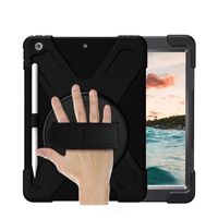 Casecentive Handstrap Hardcase met handvat iPad 10.2 (2019/2020) zwart - 8720153790932 - thumbnail
