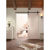Henderson schuifdeurgarnituur - Rustic - zwart - 2 meter rail - R80/20