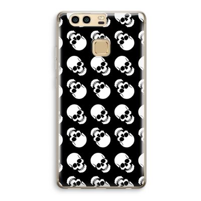 Musketon Skulls: Huawei P9 Transparant Hoesje