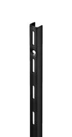 Wandrail enkel 1995mm zwart