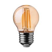 V-TAC VT-1957-N E27 LED Lampen - Amber - Golf - IP20 - 4W - 350 Lumen - 2200K - thumbnail