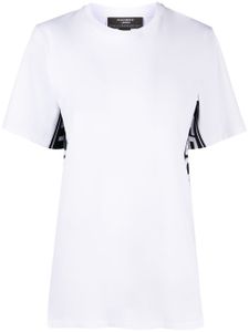 Stella McCartney t-shirt à bande logo - Blanc