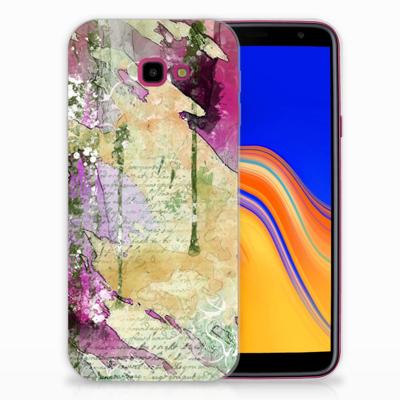 Smartphone hoesje Samsung Galaxy J4 Plus (2018) Letter Painting Smartphone hoesje Samsung Galaxy J4 Plus (2018) Letter Painting