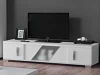 Tv-meubel LIZZO 4 deuren hoogglans wit - thumbnail