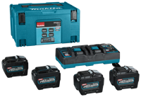 Makita Startset XGT DC40RB/4xBL4080F - 1910A8-3 - 1910A8-3