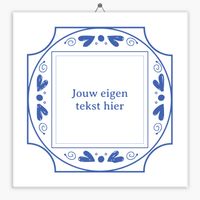 Delfts Blauw tegeltje hartje