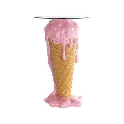Richmond Bijzettafel 'Ice' Ø48cm