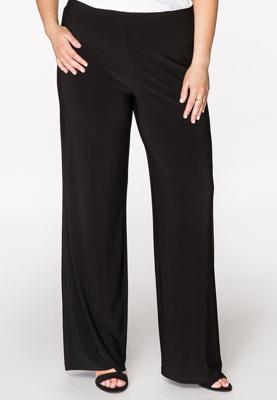 Yoek Wijde broek | Zwart | Maat 54/56