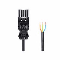 Wieland GST18 aansluitsnoer 4M zwart 3x2,5MM male 92.238.4004.1