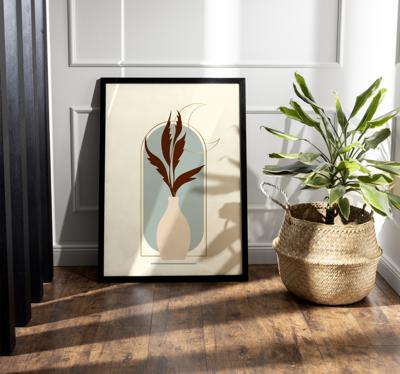 boho planten poster