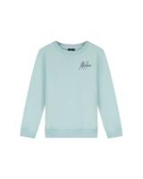 Malelions winter sweater jongens - blauw/grijs - signature, gestreept