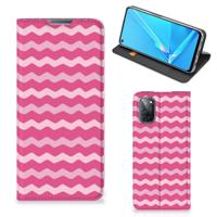 OPPO A52 | A72 | Hoesje met Magneet | Waves Pink