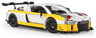 Hot Wheels Elite Mattel Brick Shop Building Set 1/16 '15 Audi R8 LMS