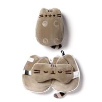 Union Pusheen kat rond reiskussen & slaapmasker