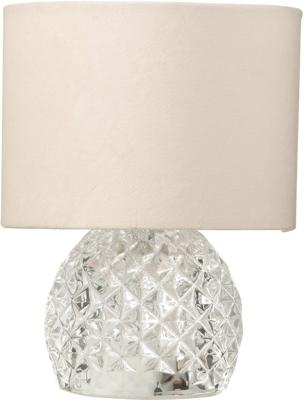 Tafellamp glas led transparant 17,2x17,2x23 cm Jolipa - Hortus Tafellamp glas led transparant 17,2x17,2x23 cm Jolipa - Hortus