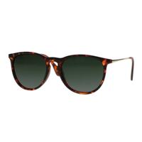Spectrum zonnebril tortoise goud groen glas unisex
